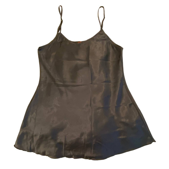 Avid Love Navy Satin Nightie with Adjustable Straps - Picture 8 of 8